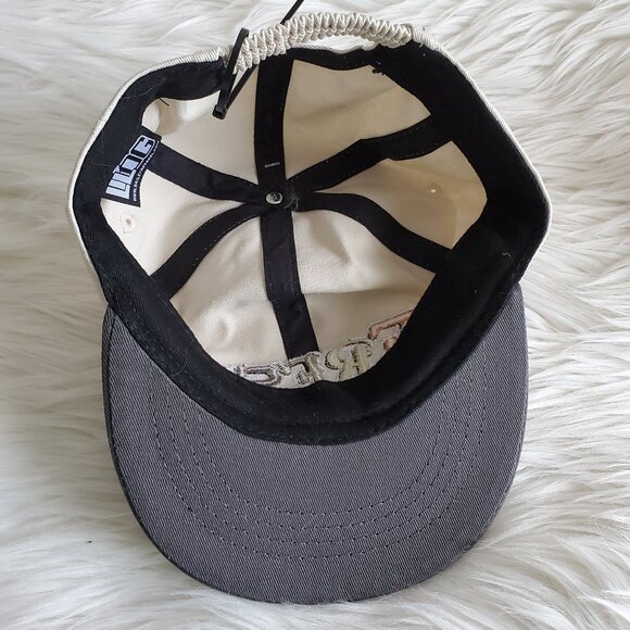 Hustle Red/Black & LIL'OG Cream Snapback Hat Cap SZ (One Size) - Picture 8 of 13